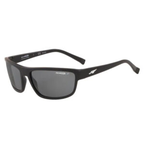 Gafas de sol Arnette AN4056 41/81 brillante Negro con Gris Polarizado Gafas de moda. 
