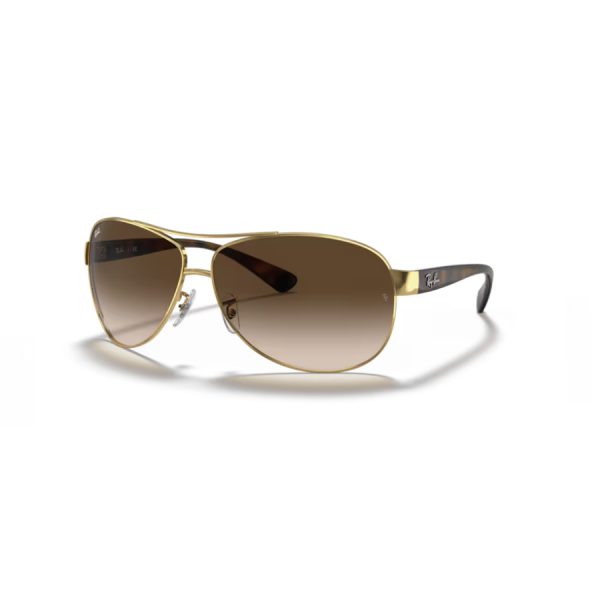 Sol Ray-Ban RB3386 001/13 - Oro arista con lente Marrón degradado