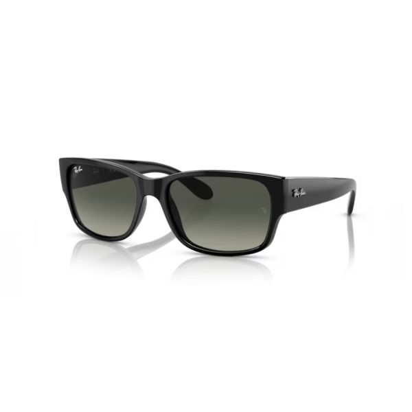 Sol Ray-ban 4388 color 601/71 - Negro con lente gris