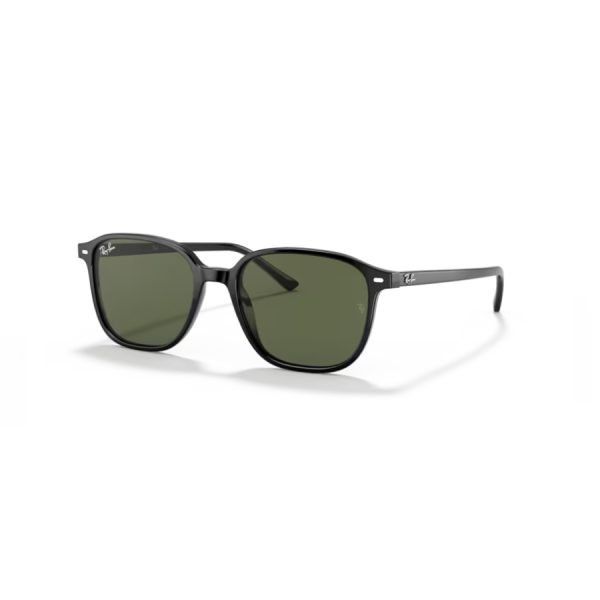 Sol Ray-ban 2193 - Leonard color 901/31 - Negro con lente verde