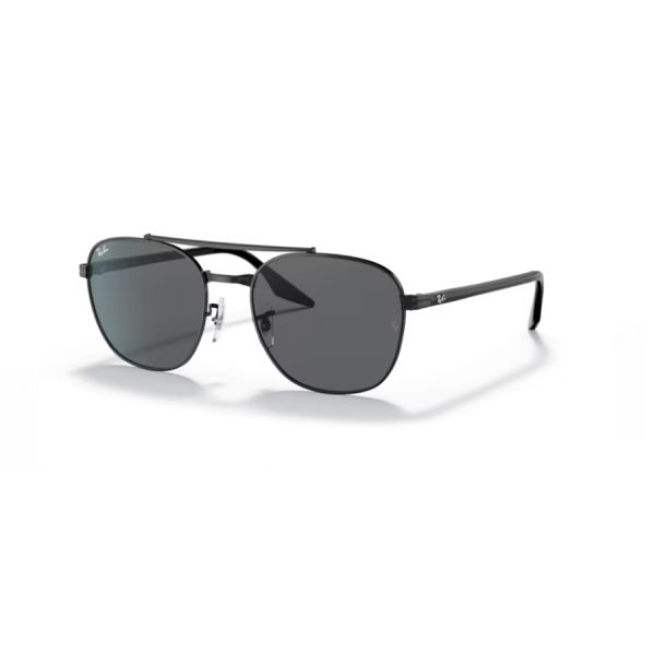 Sol Ray-ban 3688 color 002/B1 - Negro con lente gris oscuro