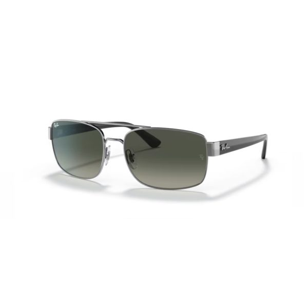 Sol Ray-ban 3687 color 004/71 - Gunmetal con lente Gris degradado