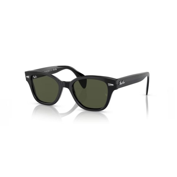 Sol Ray-ban 0880S color 901/31 negro lente verde