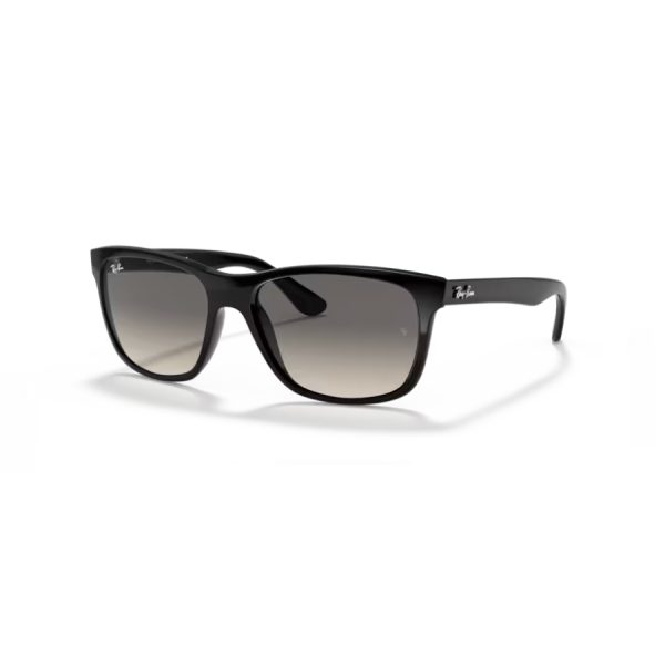 Sol Ray-ban 4181 color 601/71 - Negro con lente Gris degradado