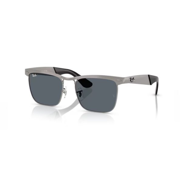 Sol Ray-Ban 0RB3875 - Wayfarer deluxe color 029/R5 - Gris plomo arenado sobre gris plomo