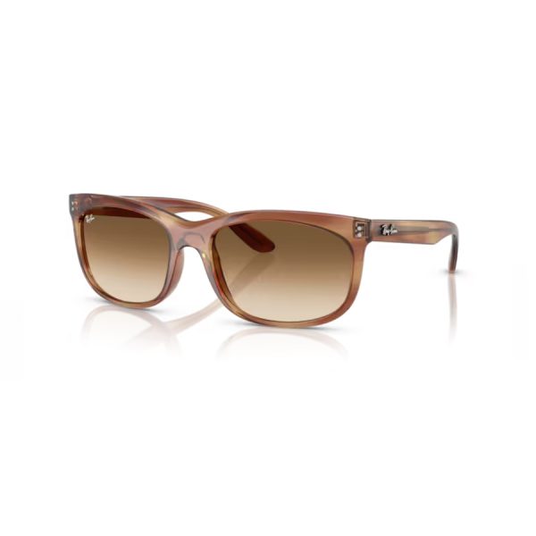 Sol Ray-Ban 0RB2389 - Balorette color 140351 - Marrón a rayas