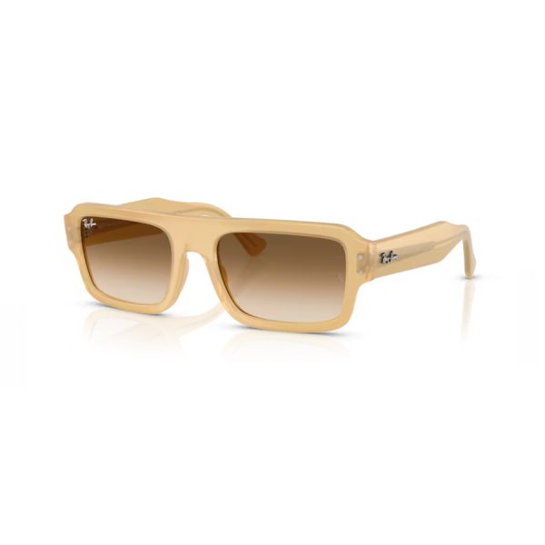 Sol Ray-Ban 0RB4454 Lukas color 680651 - Beige transparente